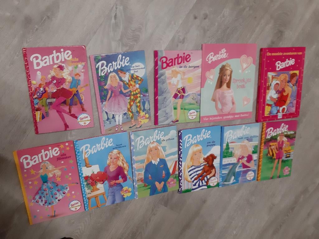 Serie van 9 x Barbie lees boek, Ophalen of Verzenden, Zo goed als nieuw, Fictie algemeen