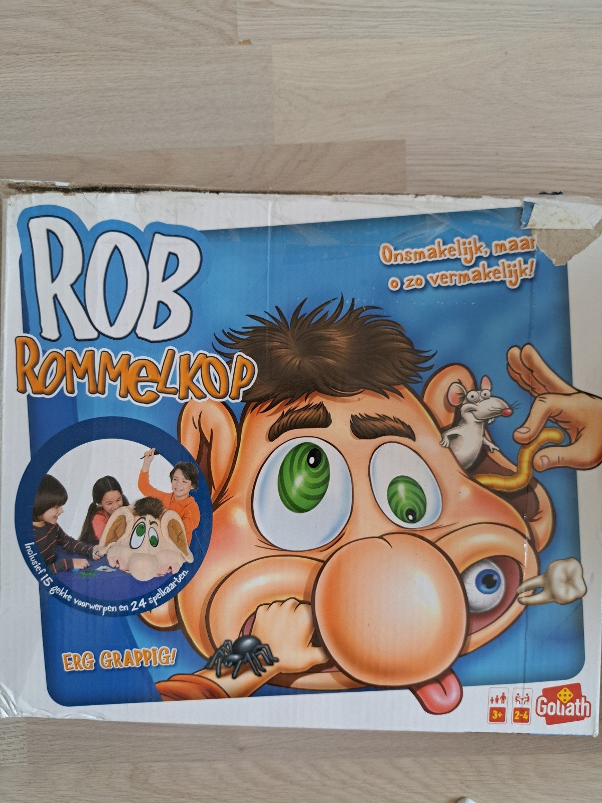 Rob Rommelkop spel - Erg grappig!, Drie of vier spelers, Ophalen of Verzenden, Gebruikt, Goliath