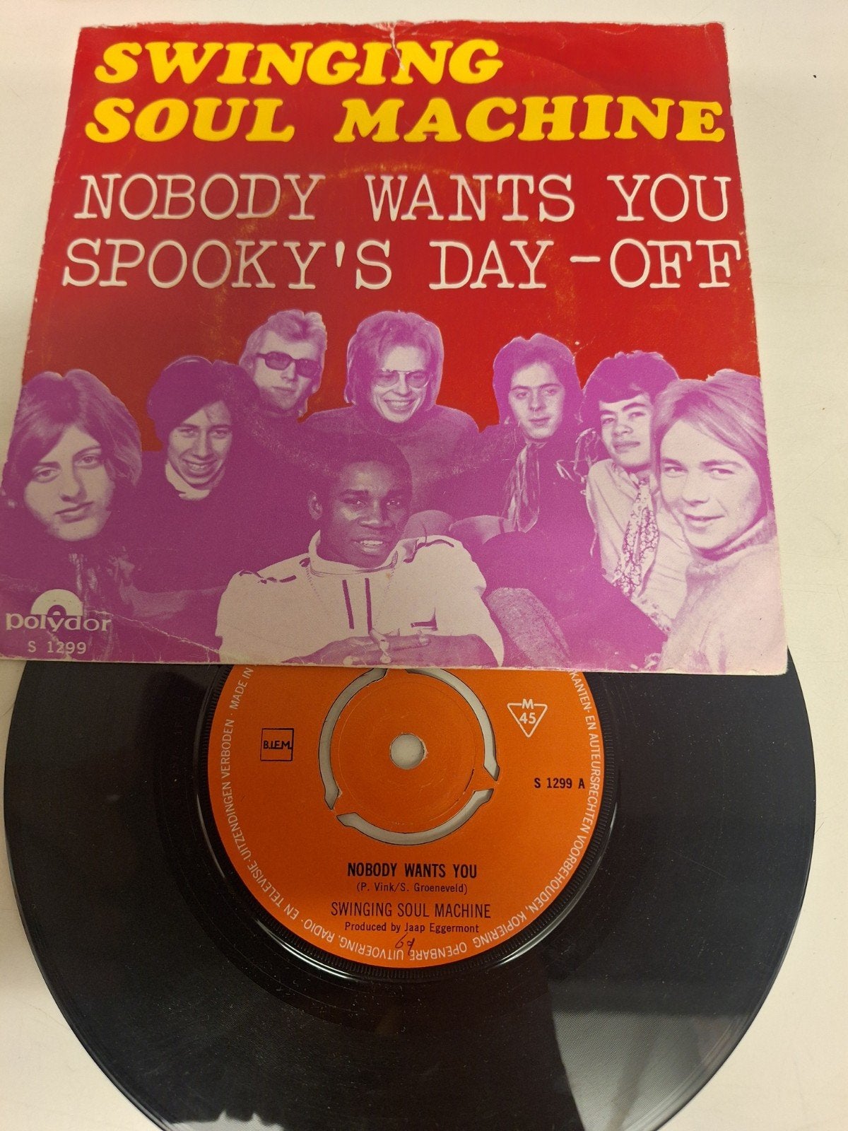 Swinging Soul Machine - Nobody Wants You, 1969., Fotohoes, Verzenden, 7 inch, Funk