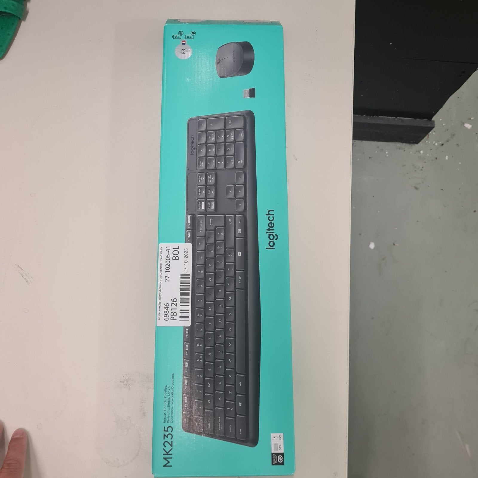 5x Logitech MK235 Draadloos Toetsenbord en Muis Set - Nieuw, Logitech, Toetsenbord en muis-set, Nieuw, Ophalen of Verzenden