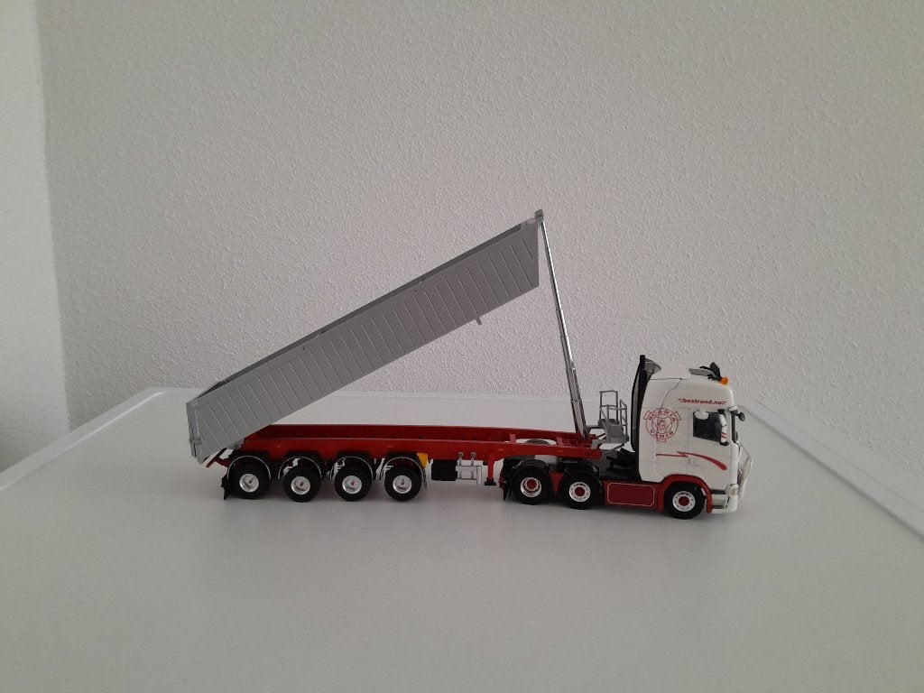 Scania CS20H Bostrand Transport met kipper trailer ., Hobby en Vrije tijd, Verzenden, Nieuw, Bus of Vrachtwagen, Overige merken