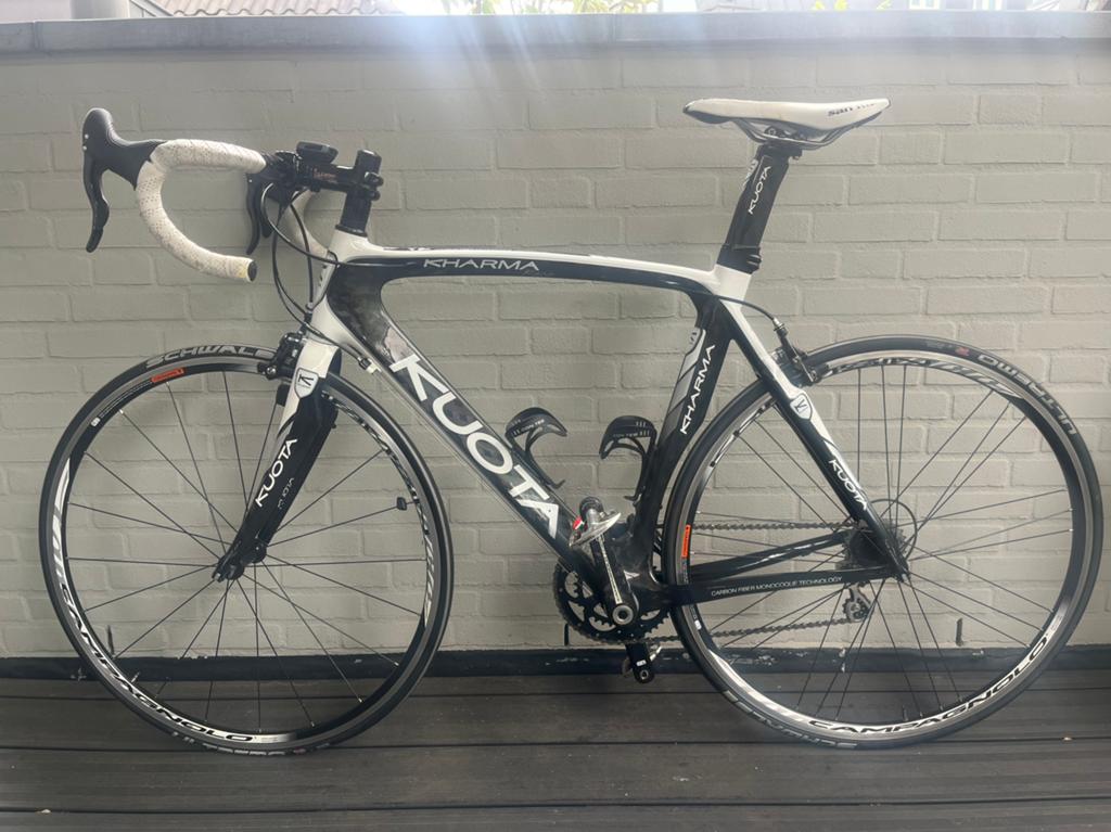 Kuota Kharma Race Fiets Carbon, Velgrem, Zo goed als nieuw, 57 tot 61 cm, Meer dan 20 versnellingen