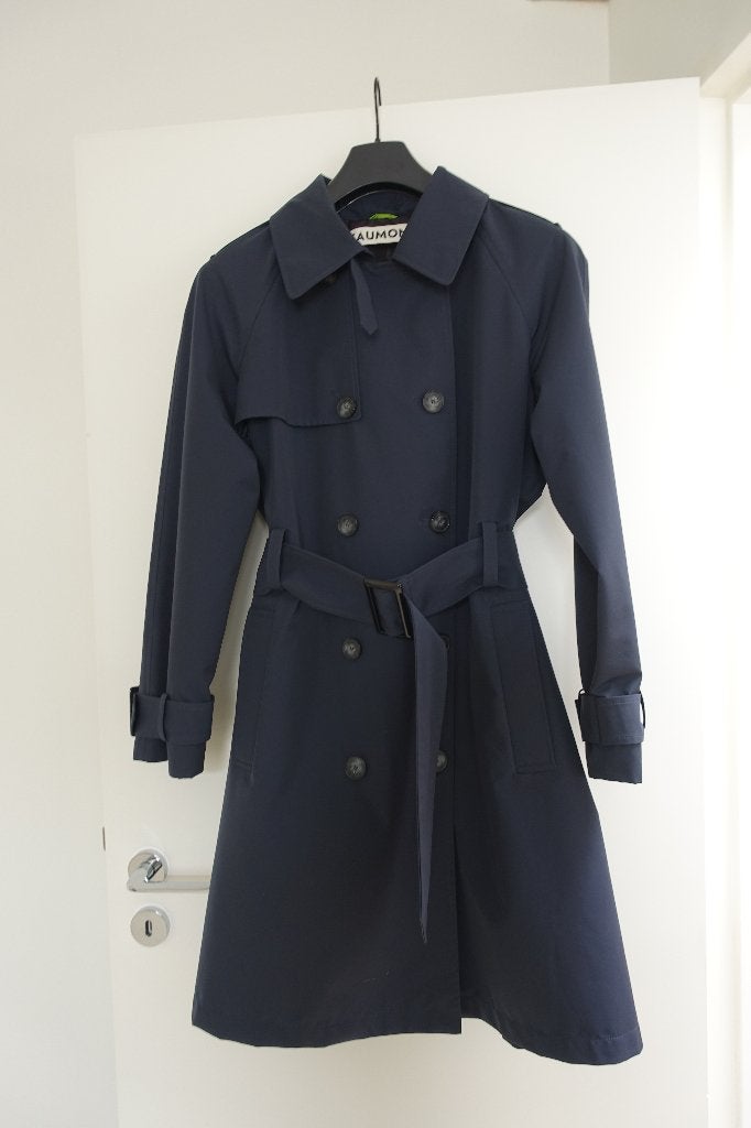 Beaumont Trenchcoat maat 42 - z.g.a.n., Blauw, Beaumont, Maat 42/44 (L), Ophalen of Verzenden