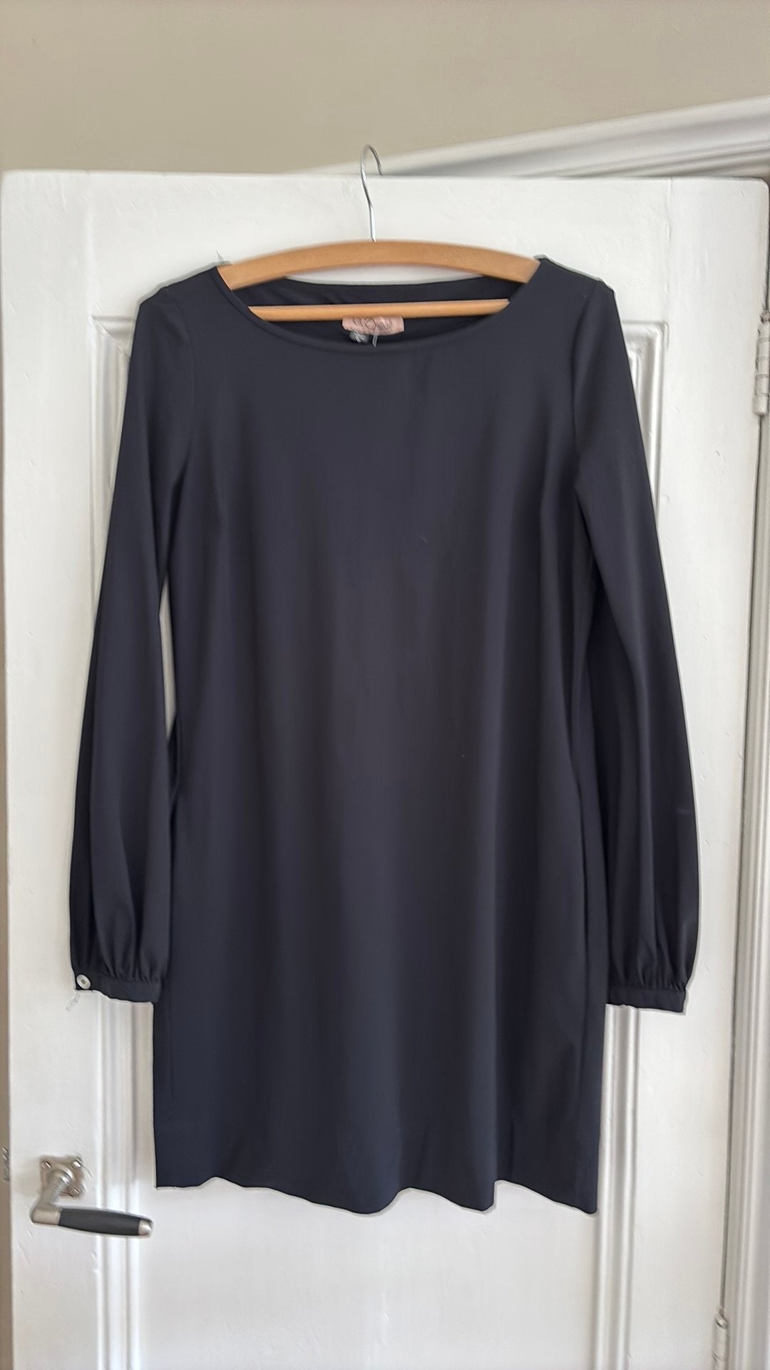 LaDress travel jurk stretch S nieuw zwart little black dress, Verzenden, Zwart, Nieuw, Knielengte