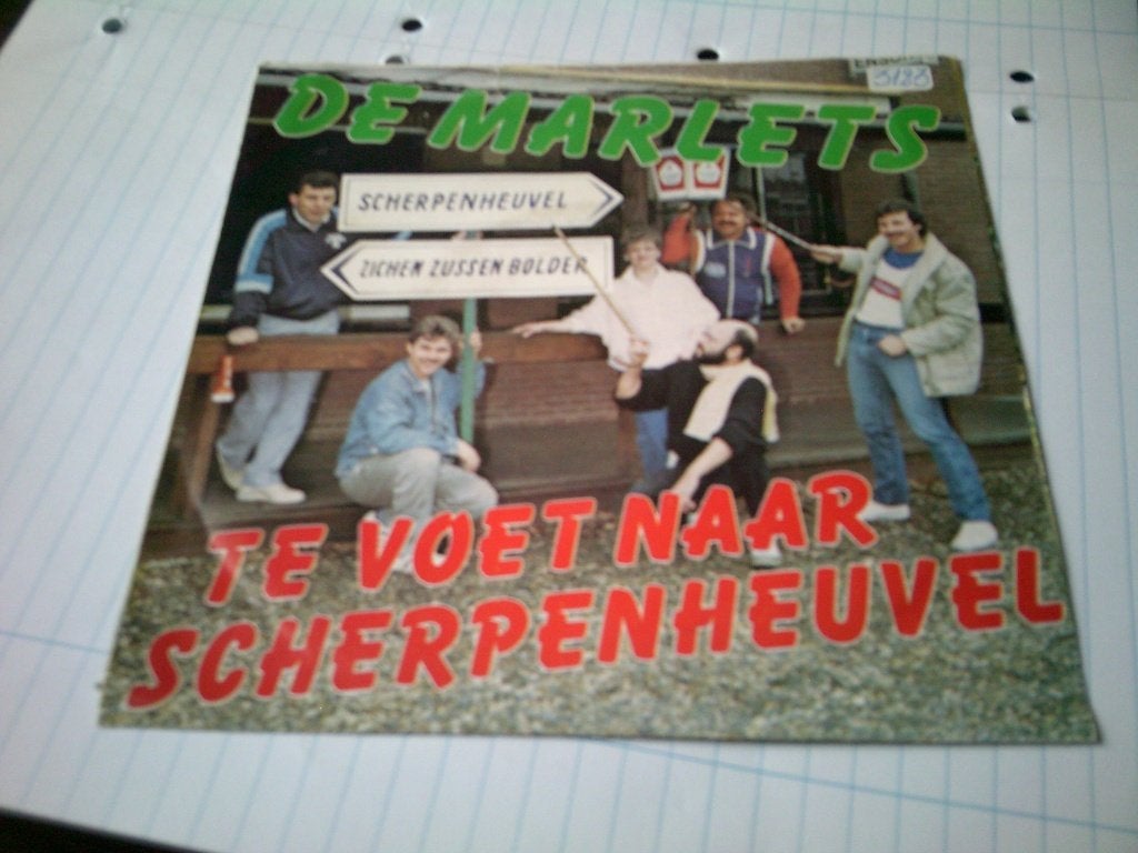 DE MARLETS TE VOET NAAR SCHERPENHEUVEL - ZWIJG MAAR STIL, 7 inch, Ophalen of Verzenden, Levenslied of Smartlap, Fotohoes