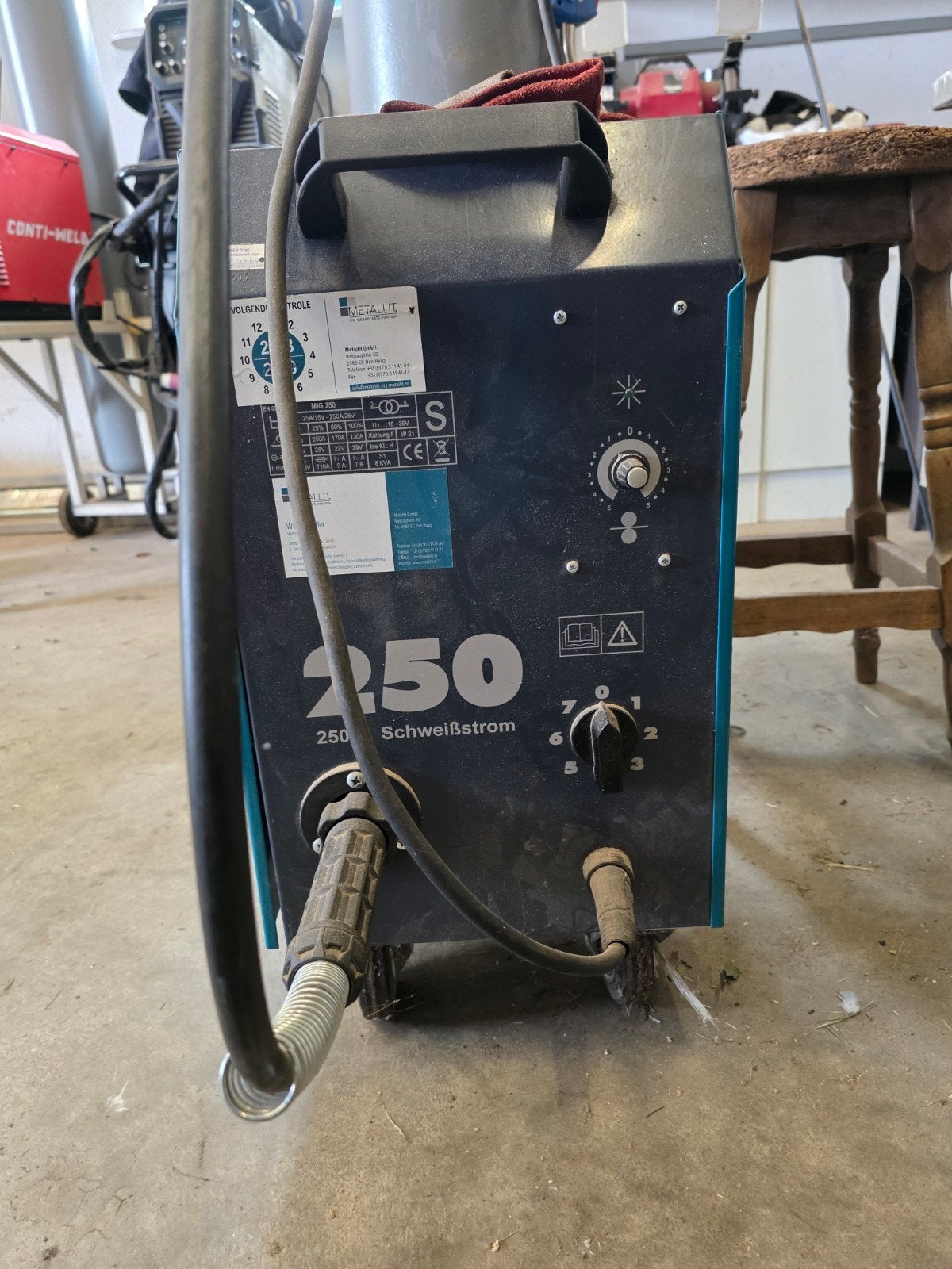 mig lasapparatuur, Doe-het-zelf en Verbouw, Ophalen, 150 tot 250 ampère, Co2