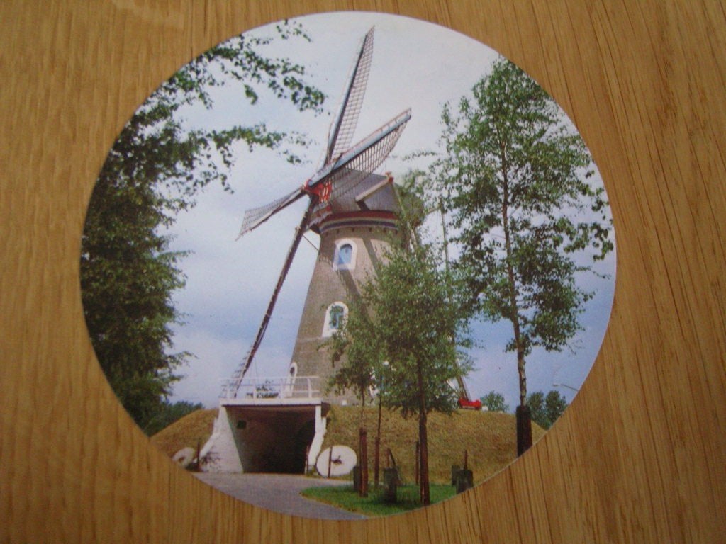 sticker BONA Molen 4 Lieshout Beltmolen DE LEEST *, Ophalen, Zo goed als nieuw
