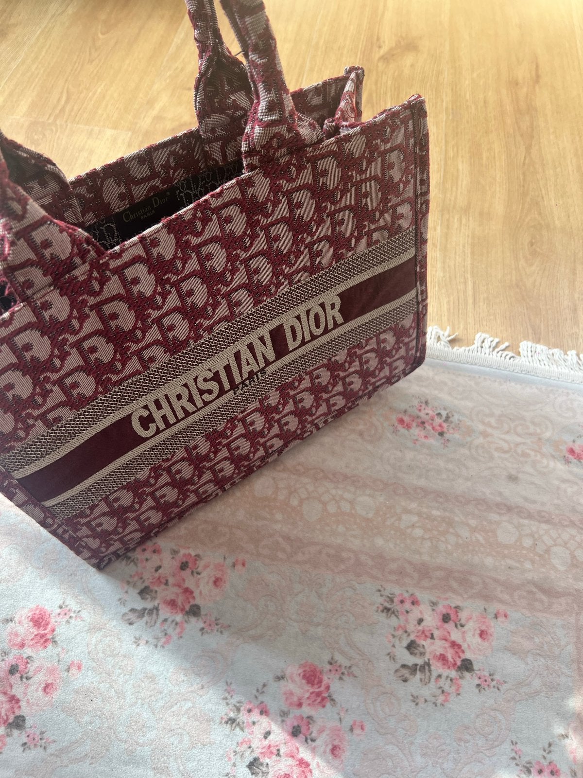 Mini Tote Tas, Ophalen of Verzenden, Zo goed als nieuw, Rood, Handtas