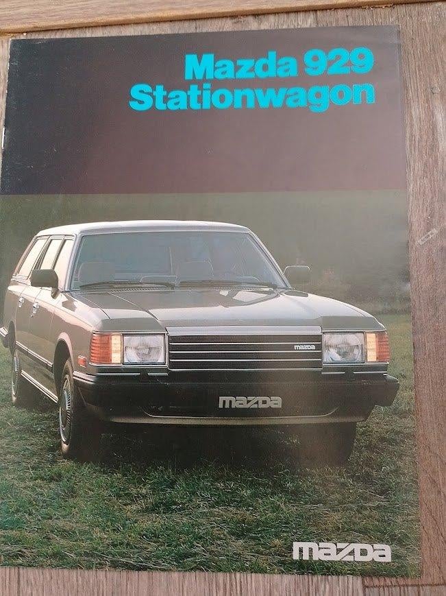 Mazda 929 Stationwagon autofolder, Ophalen of Verzenden, Nieuw, Mazda