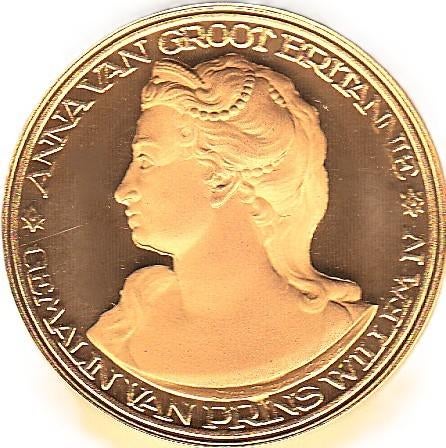 ANNA VAN GROOT BRITANNIE  GEMALIN  VAN  PRINS  WILLEM IV, Ophalen of Verzenden, Overige materialen