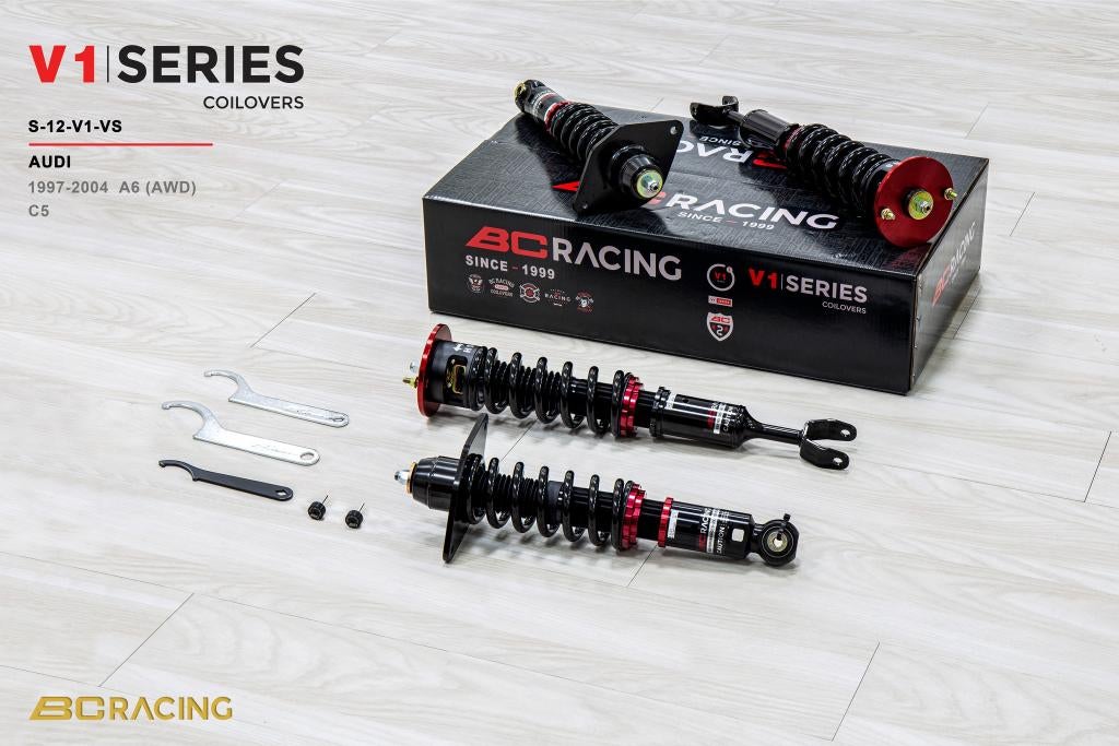 BC Racing schroefset verlaging - Audi A6 C5 AWD 1999-2005, Auto diversen, Tuning en Styling, Ophalen of Verzenden