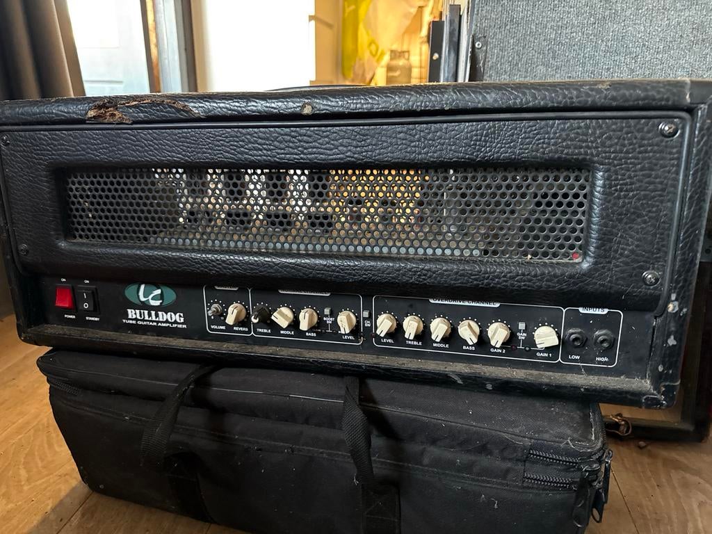 London City Bulldog 100W Buizen Gitaarversterker Top, Muziek en Instrumenten, Versterkers | Bas en Gitaar, Ophalen, Gebruikt, Gitaar