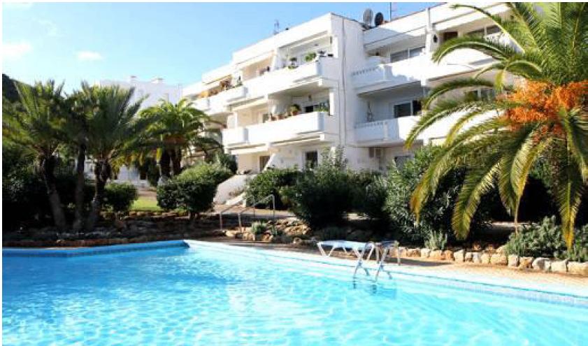 3 kamer appartement met 2 badkamers Ibiza, Vakantie, Vakantiehuizen | Spanje, Ibiza of Mallorca, Appartement, Recreatiepark, Aan zee