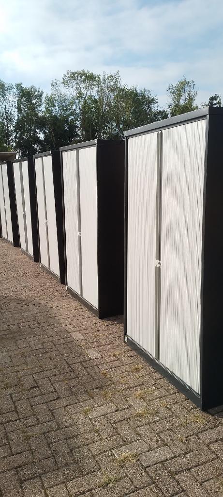 Stalen kasten, Huis en Inrichting, Kasten | Roldeurkasten en Archiefkasten, Ophalen, Gebruikt, 100 tot 150 cm, Kantoor, garage, schuur,