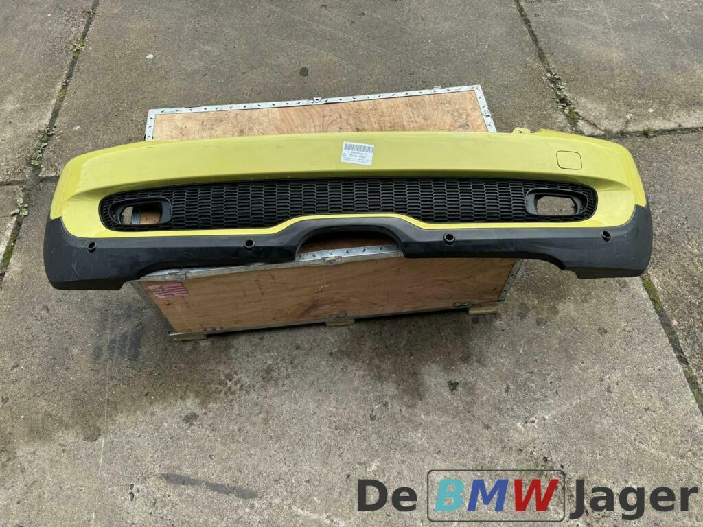 Achterbumper geel Mini R56 R57 COOPER 7147886, Gebruikt, Mini, Ophalen of Verzenden, Mini