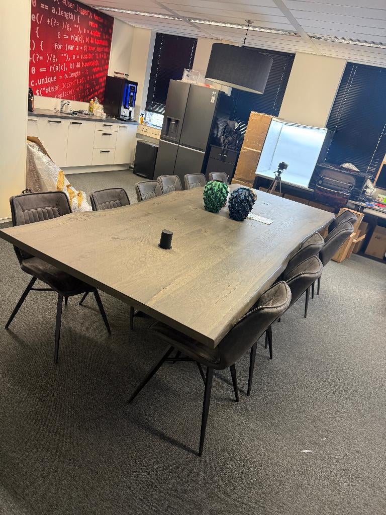 Frans Eiken Vergadertafel 320cm x 120cm met 4 stoelen, Zakelijke goederen, Kantoor en Winkelinrichting | Kantoormeubilair en Inrichting