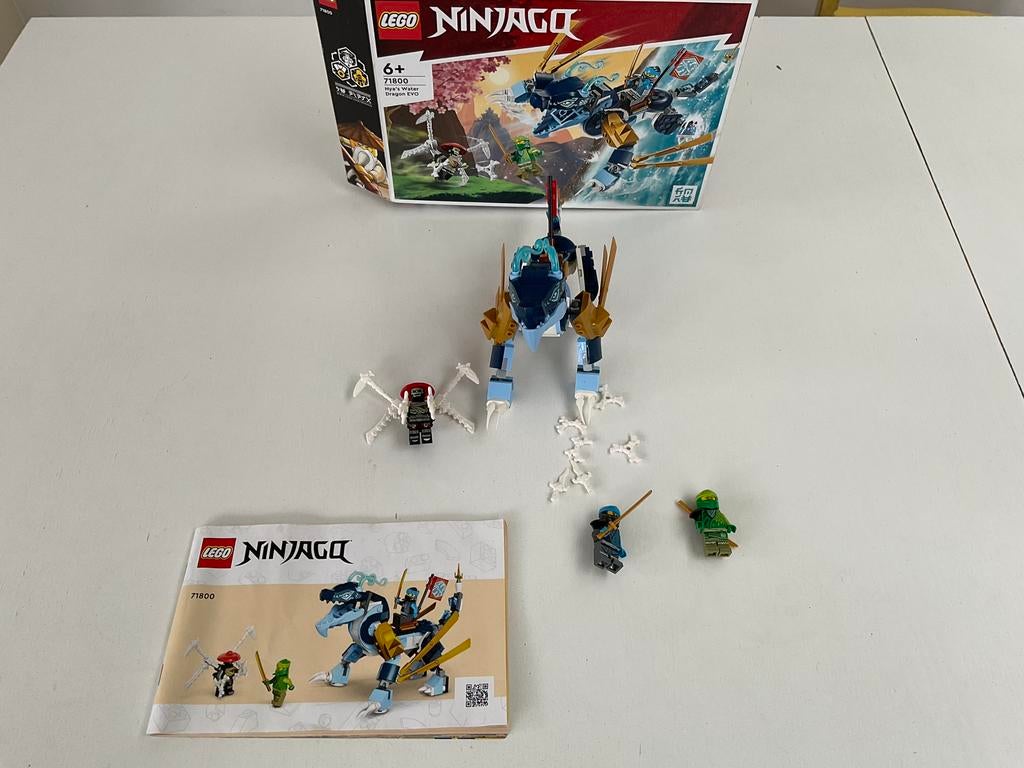 Lego Ninjago Nya’s Water Dragpn EVO 71800 compleet, Ophalen of Verzenden, Zo goed als nieuw
