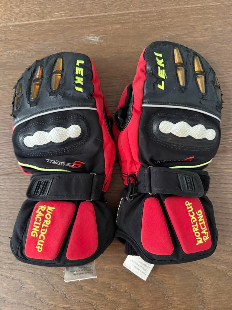 Leki Worldcup Racing Ski Handschoenen - Maat 6, Overige merken, Gebruikt, 100 tot 140 cm, Ophalen of Verzenden
