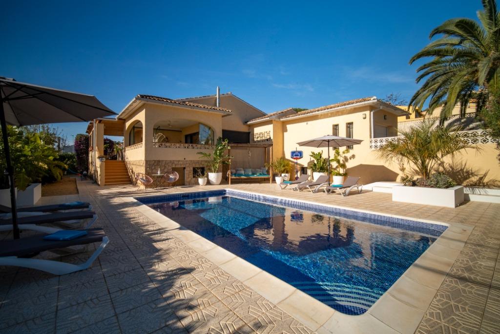 Villa met zeezicht (max 10 pers)Costa Blanca Spanje, 4 of meer slaapkamers, Dorp, Wasmachine, Costa Blanca