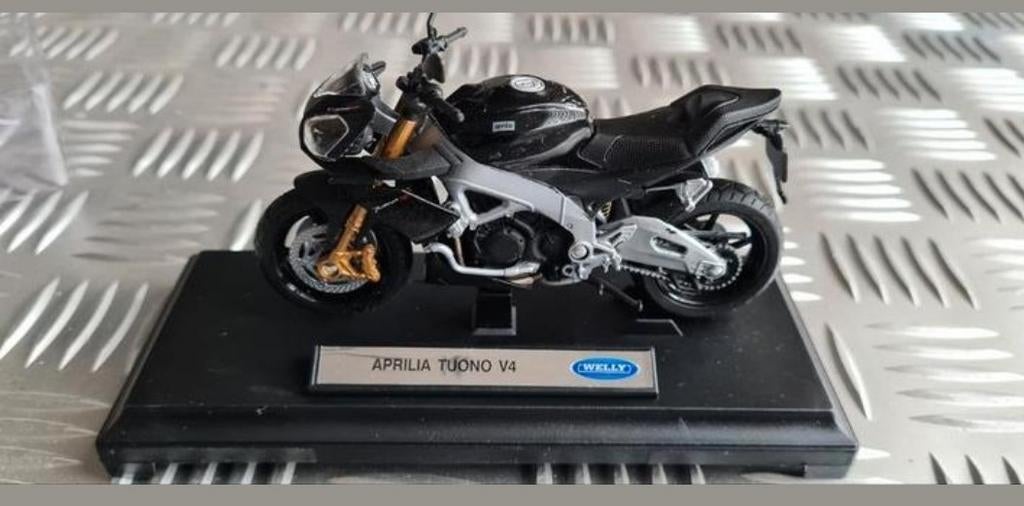 Welly Aprilia Tuono V4 zwart 1:18 nieuw in verpakking, Ophalen of Verzenden, Nieuw, Motor, Overige merken