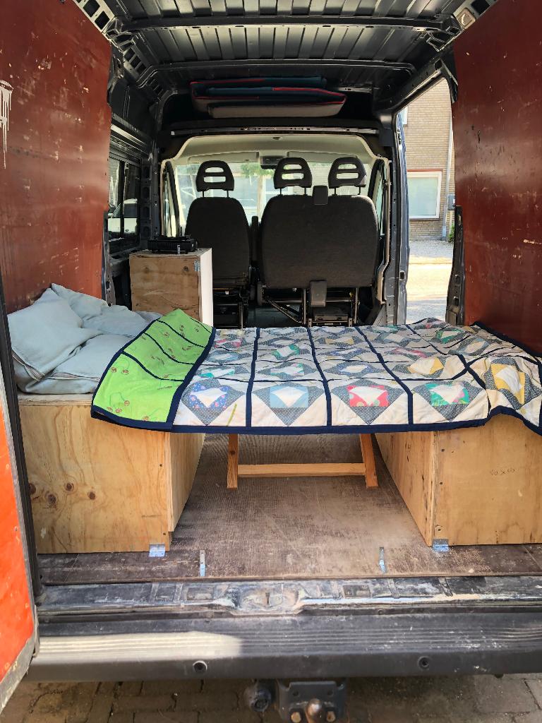 Te huur: camper inrichting voor RDW keuring, Ophalen, Gebruikt
