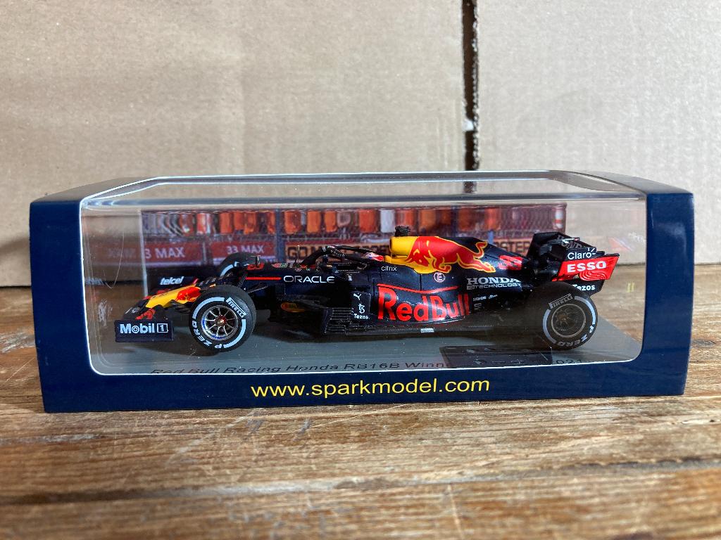 ✅ Max Verstappen 1:43 Winner Dutch GP 2021 RB16B Spark, Ophalen of Verzenden, Nieuw, Formule 1