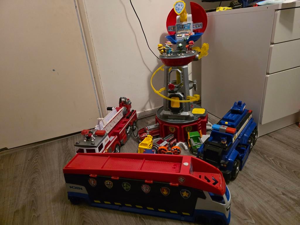 Grote Paw Patrol Set, Ophalen of Verzenden, Gebruikt, Jongen of Meisje