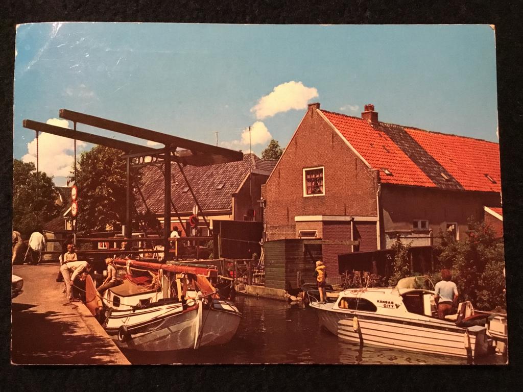 Oude ansichtkaart Abcoude Heinkuitenbrug, Verzamelen, Ansichtkaarten | Nederland, Ophalen of Verzenden, 1960 tot 1980, Gelopen