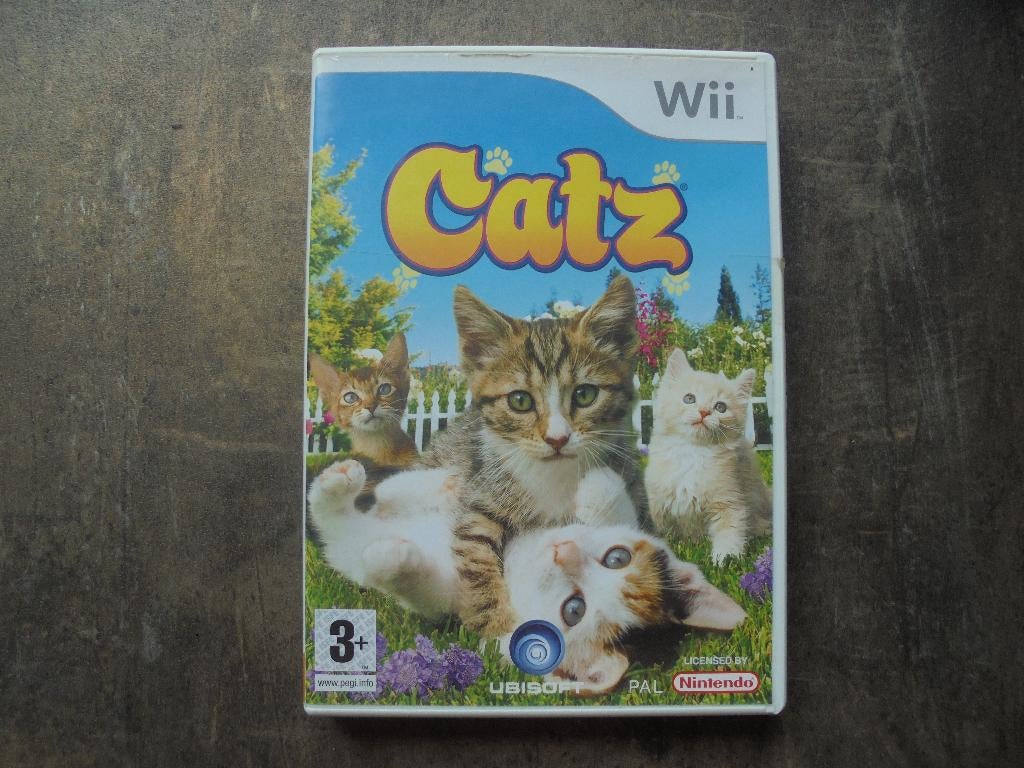 Catz voor Wii (zie foto's), 1 speler, Ophalen of Verzenden, Gebruikt, Vanaf 3 jaar