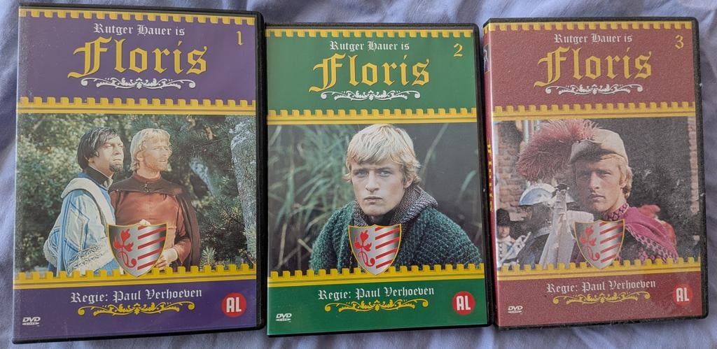 Floris Complete Serie DVD - Rutger Hauer, Alle leeftijden, Boxset, Ophalen of Verzenden, Zo goed als nieuw