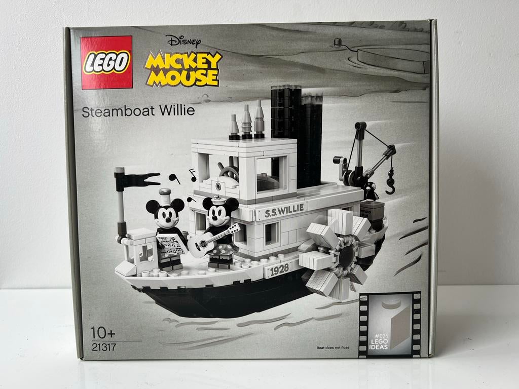 Lego steamboat willie - 21317 - nieuw in doos, Ophalen of Verzenden, Nieuw, Complete set, Lego