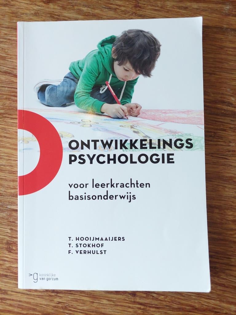 Ontwikkelingspsychologie voor leerkrachten basisonderwijs, Boeken, Studieboeken en Cursussen, Zo goed als nieuw, T. Hooijmaaijers, T. Stokhof, F. Verhulst