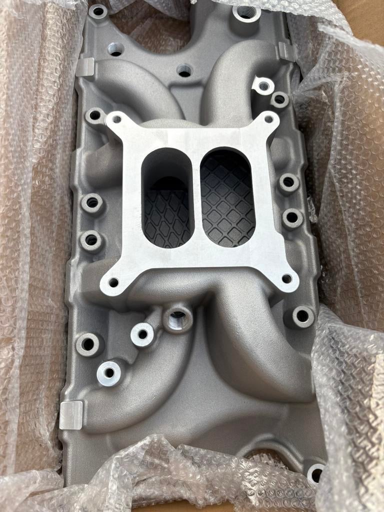 Ford sbf v8 260-289-302 aluminium dual plane intake manifold, Auto-onderdelen, Ford, Nieuw, Ophalen of Verzenden, Ford