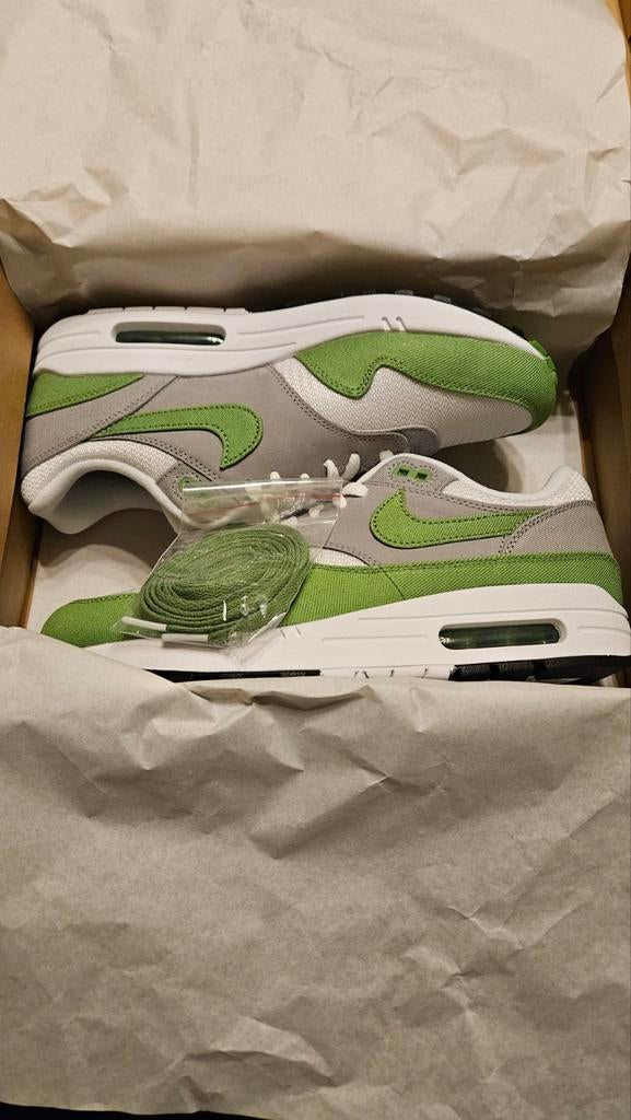Nike Air Max 1 Patta Chlorophylle Maat 43 Nieuw, Ophalen, Overige kleuren, Nike, Nieuw