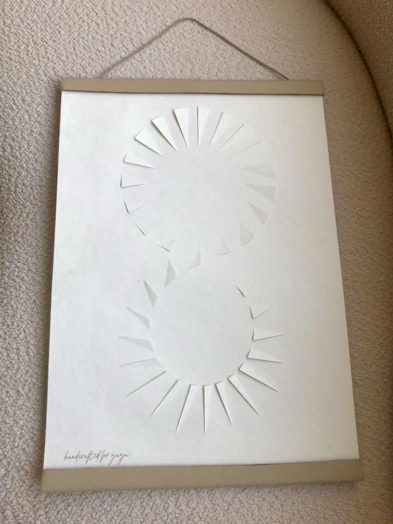 NIEUWE Yaya Home wanddecoratie papierkunst crème Japandi, Huis en Inrichting, Ophalen of Verzenden, Nieuw
