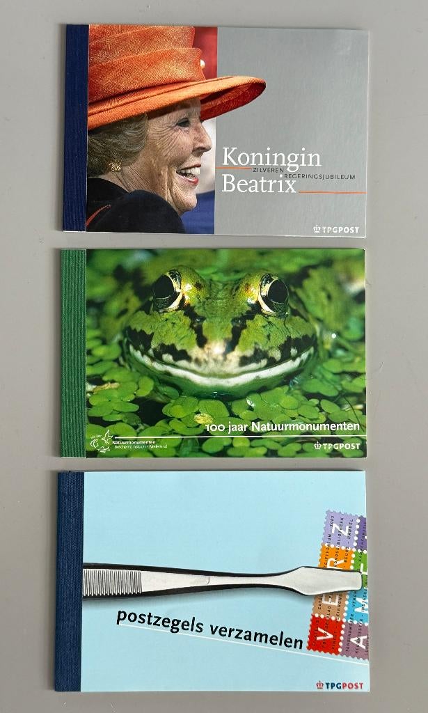 Set van 3 TPG Post verzamelboekjes (2005) prestigeboekjes, Postzegels en Munten, Postzegels | Nederland, Ophalen of Verzenden