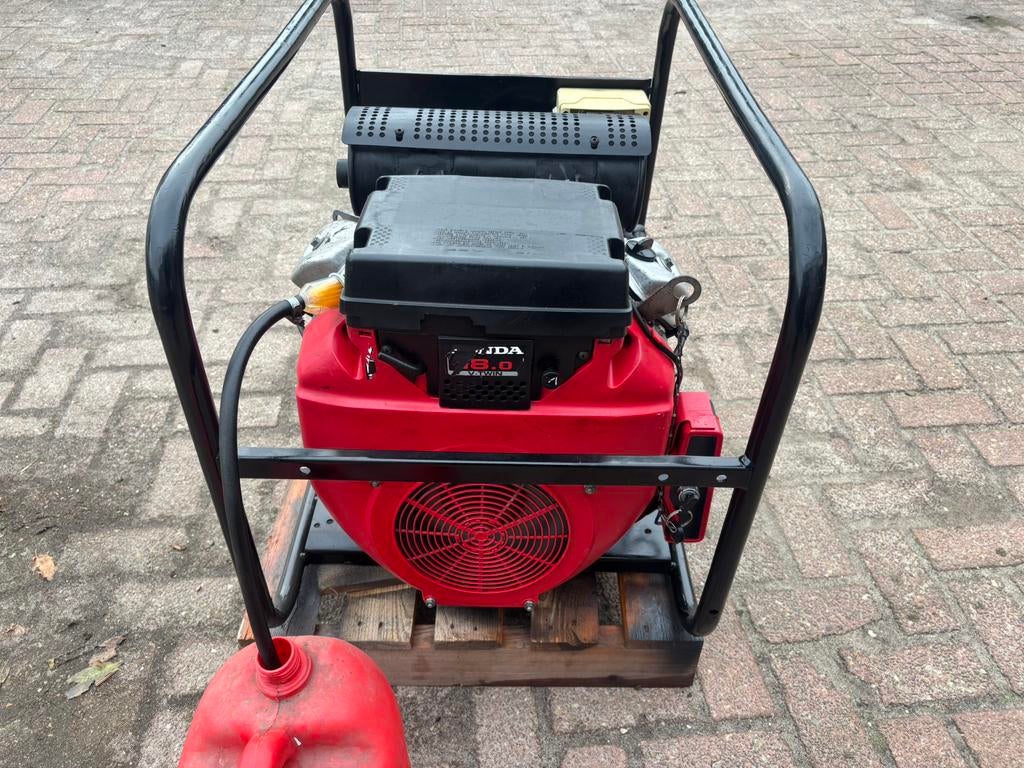 10 KVA aggregaat 230/400 Volt Honda benzine generator, Ophalen, Gebruikt, Elektrisch startend, Benzine