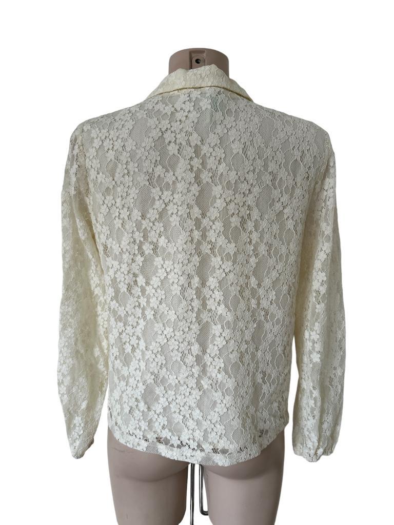 Purdey shirt lange mouw S, Maat 38/40 (M), Wit, Ophalen of Verzenden, Zo goed als nieuw