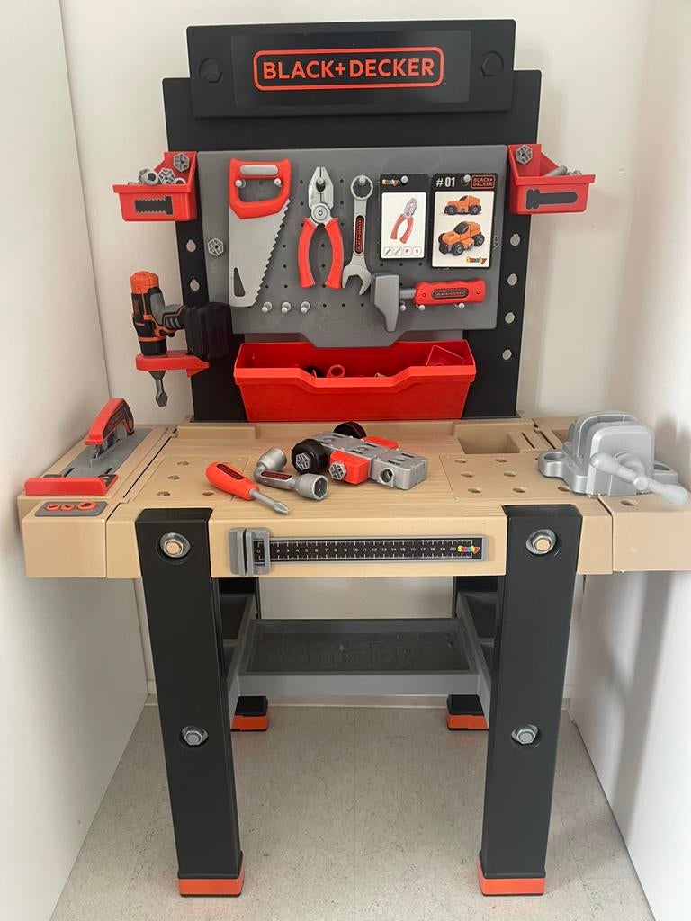 Smoby Black & Decker werkbank, Ophalen, Zo goed als nieuw