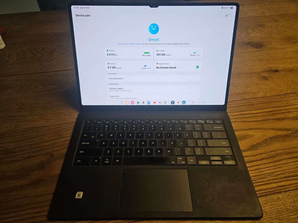 Samsung Galaxy Tab S8 Ultra 512GB /S pen incl toetsenbord, Computers en Software, Android Tablets, Galaxy Tab S8 Ultra, Ophalen of Verzenden