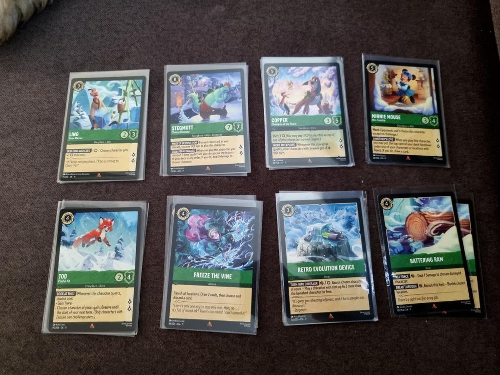 Rare lorcana winterspell disney, Verzamelen, Disney, Ophalen of Verzenden, Overige figuren, Zo goed als nieuw