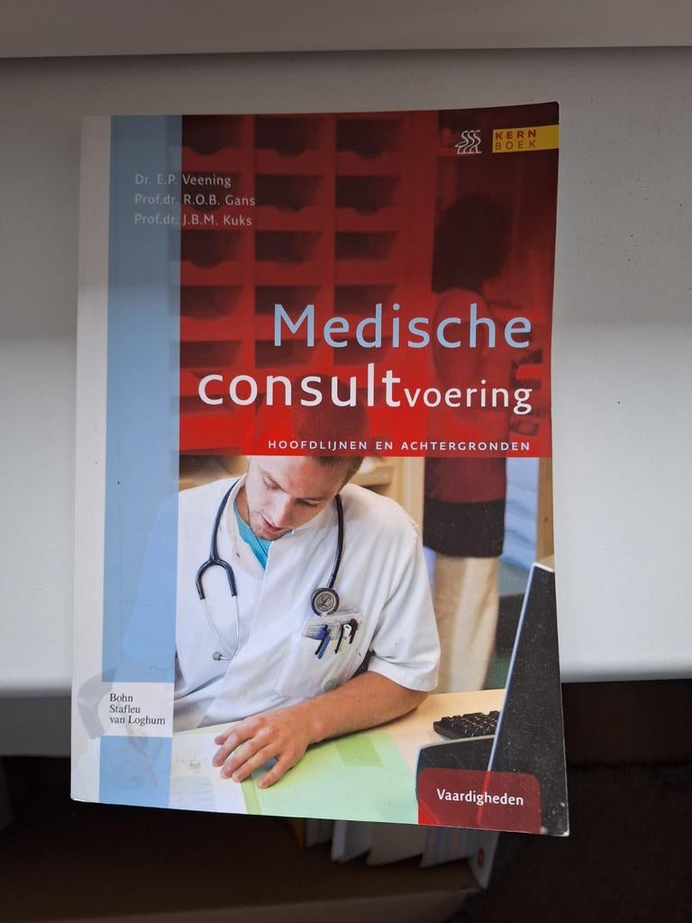 Medische Consultvoering - Handboek Geneeskunde, Boeken, Studieboeken en Cursussen, Zo goed als nieuw, HBO, Beta, Ophalen of Verzenden