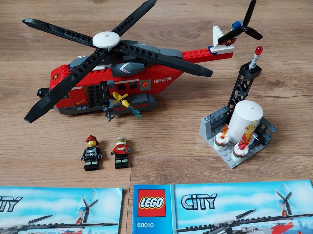 lego 60010 brandweer helikopter, Ophalen of Verzenden