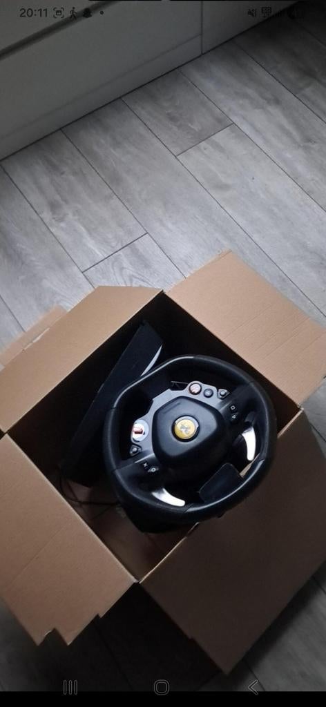 Thrustmaster T80 Ferrari Stuur + Pedalen - Zo Goed Als Nieuw, Ophalen of Verzenden, Zo goed als nieuw