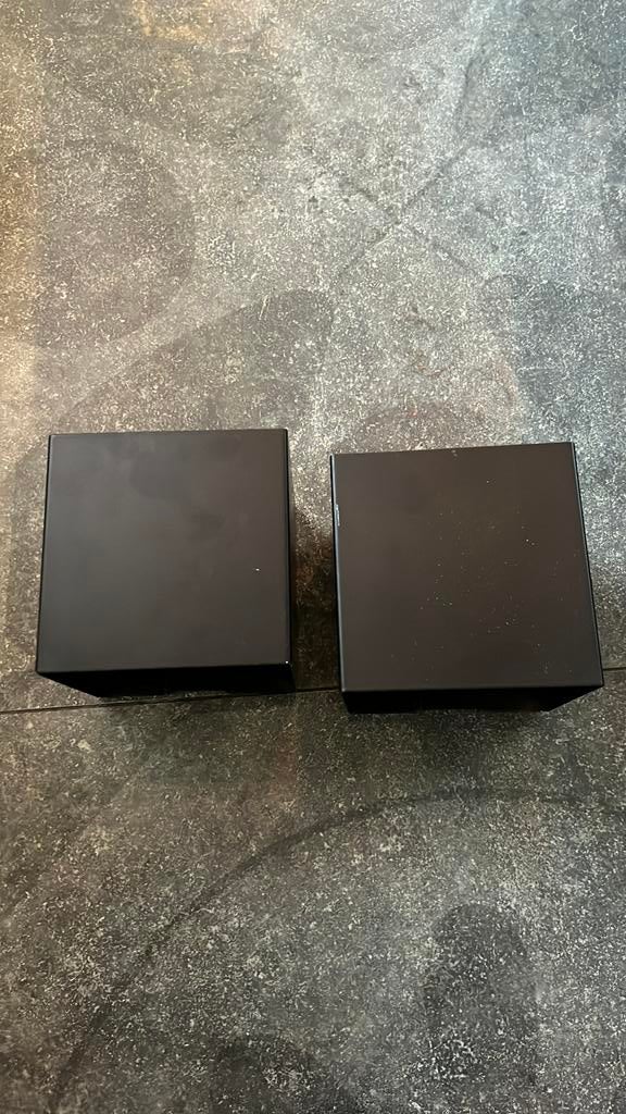 2 zwarte wandlampjes, Ophalen, Gebruikt, Metaal, Wanflamp