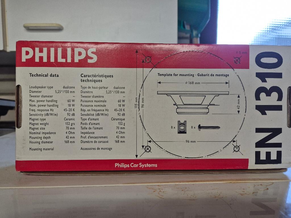 Auto speakers Philips EN1310, Ophalen, Nieuw