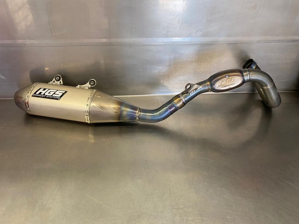 Hgs titanium uitlaat ktm/gasgas/husqvarna 450f, Ophalen of Verzenden