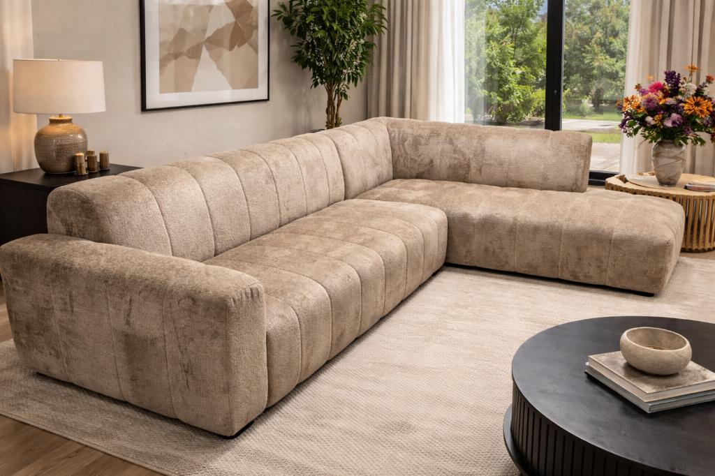 Hoekbank Tetris - blocksmodel voorraad NIEUW!, Huis en Inrichting, Nieuw, Ophalen of Verzenden, Stof, 150 cm of meer