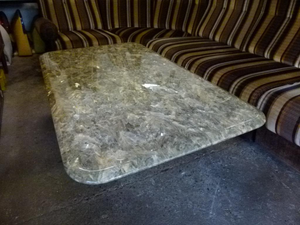'vintage PEFA Madras Lava salontafel design 1984 marmer', Ophalen, Overige materialen, Vintage design, 100 tot 150 cm