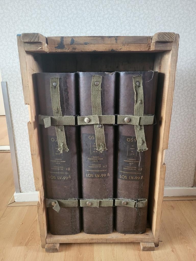 Grote panzerfaust kist, Ophalen of Verzenden